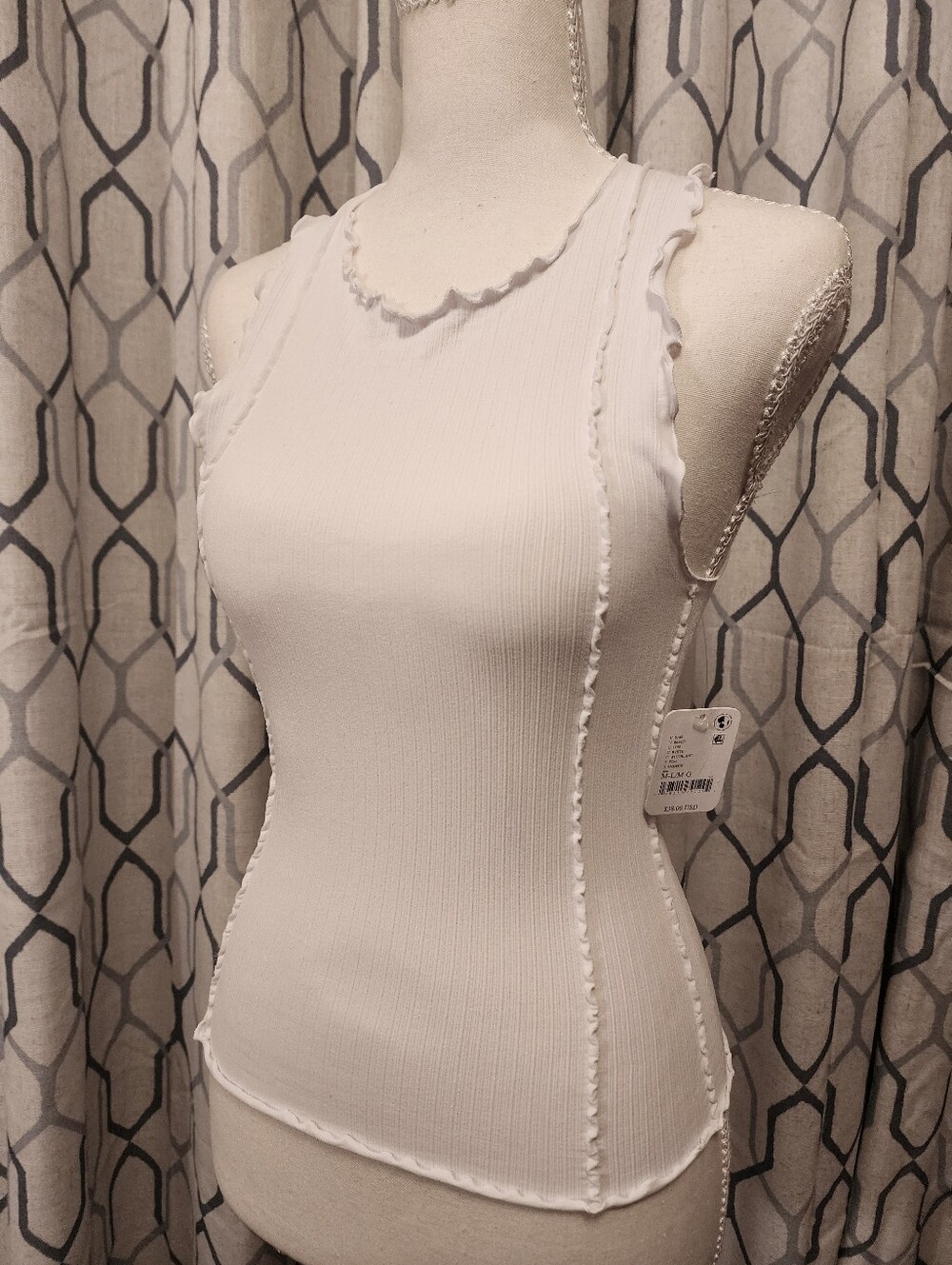 NWT Free People Better This Way Tank Top White/Blanc XS/S - Picture 5 of 8